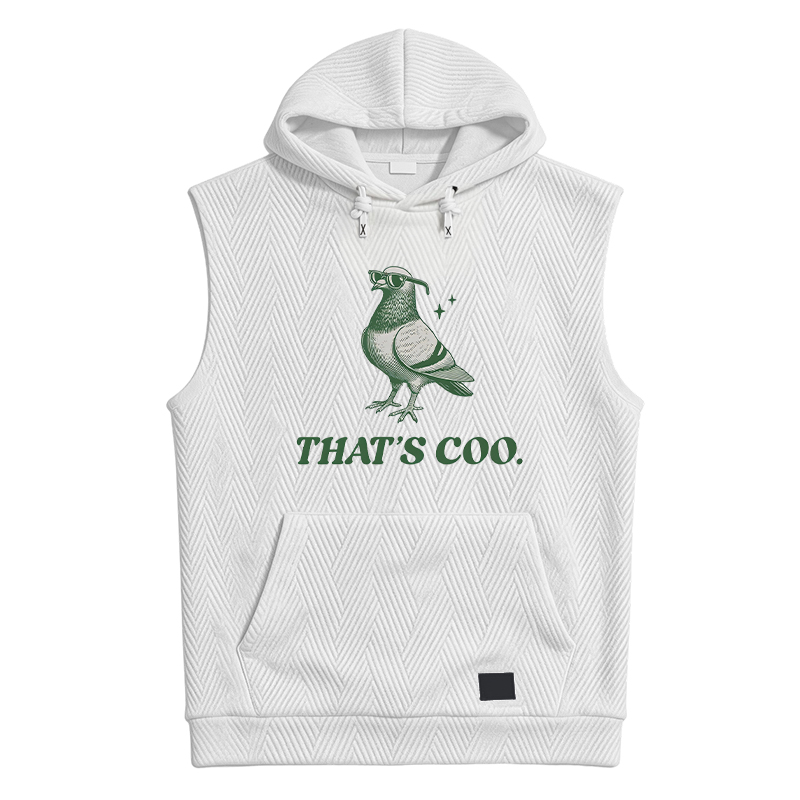 Modecanvas Retro Funny Pigeon Puns 90s Hooded Tank