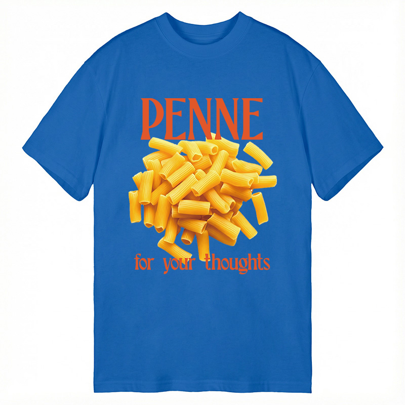 Modecanvas Penne For Your Thoughts DTG Printing Classic T-Shirt-modecanvas