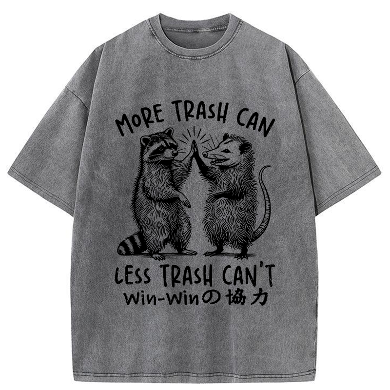 Modecanvas Win-win Cooperation Washed T-Shirt