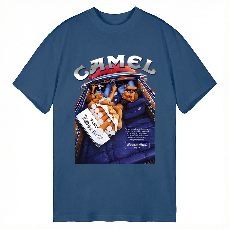 Modecanvas Camel Joe Cigarettes DTG Printing Classic T-Shirt-modecanvas