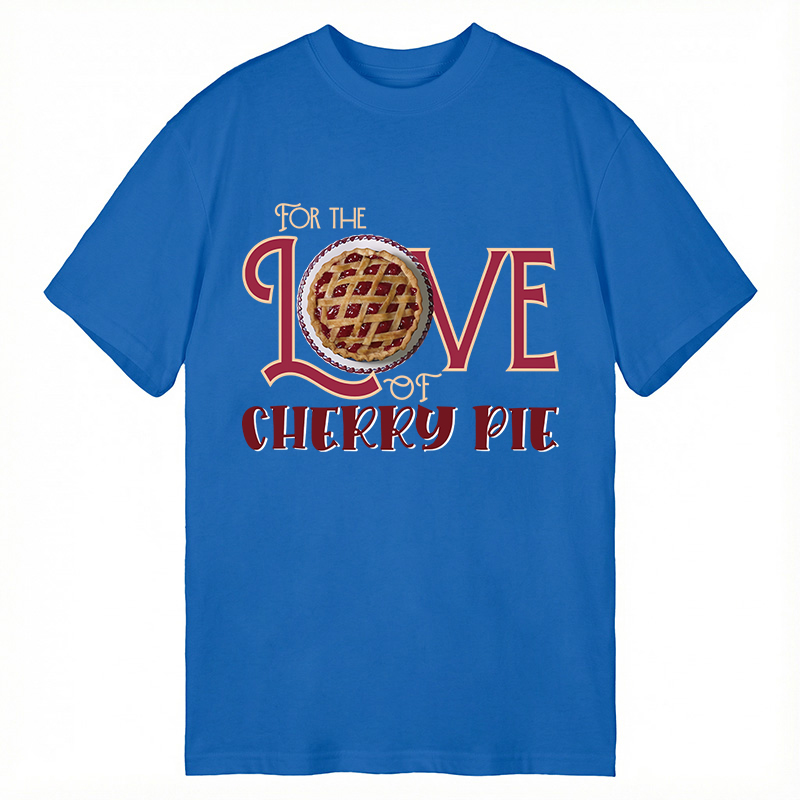 Modecanvas For the Love of Cherry Pie DTG Printing Classic T-Shirt-modecanvas
