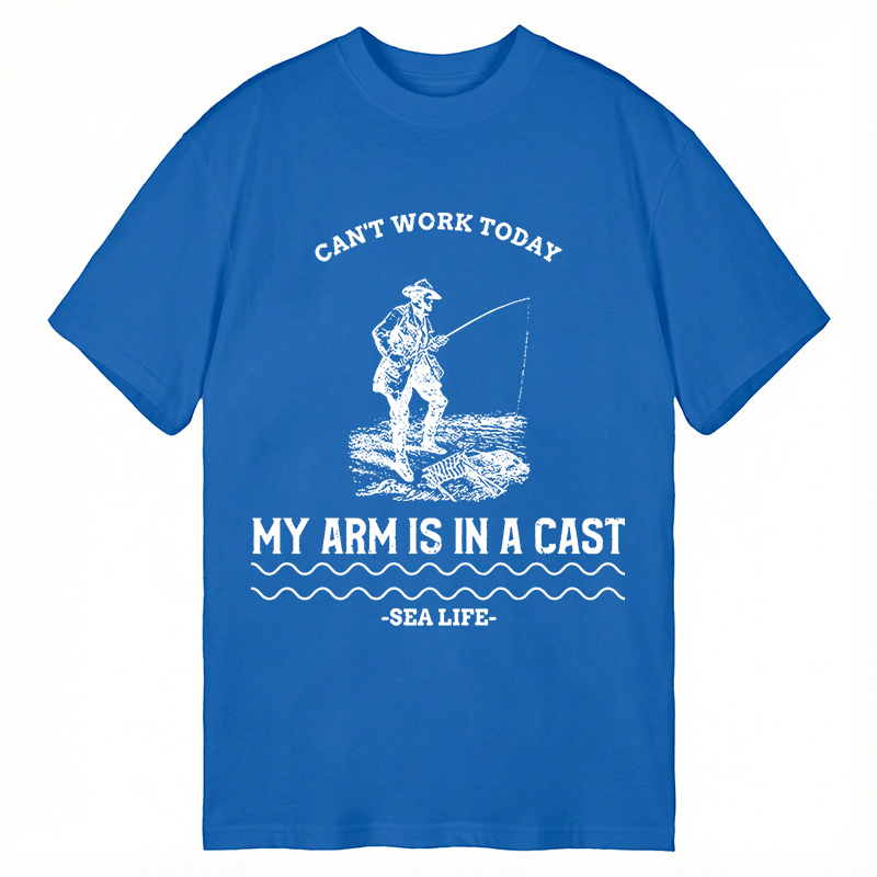 Modecanvas I Cant Work My Arm Is In A Cast DTG Printing Classic T-Shirt-modecanvas
