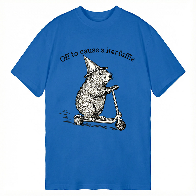Modecanvas Off To Cause A Kerfuffle DTG Printing Classic T-Shirt-modecanvas