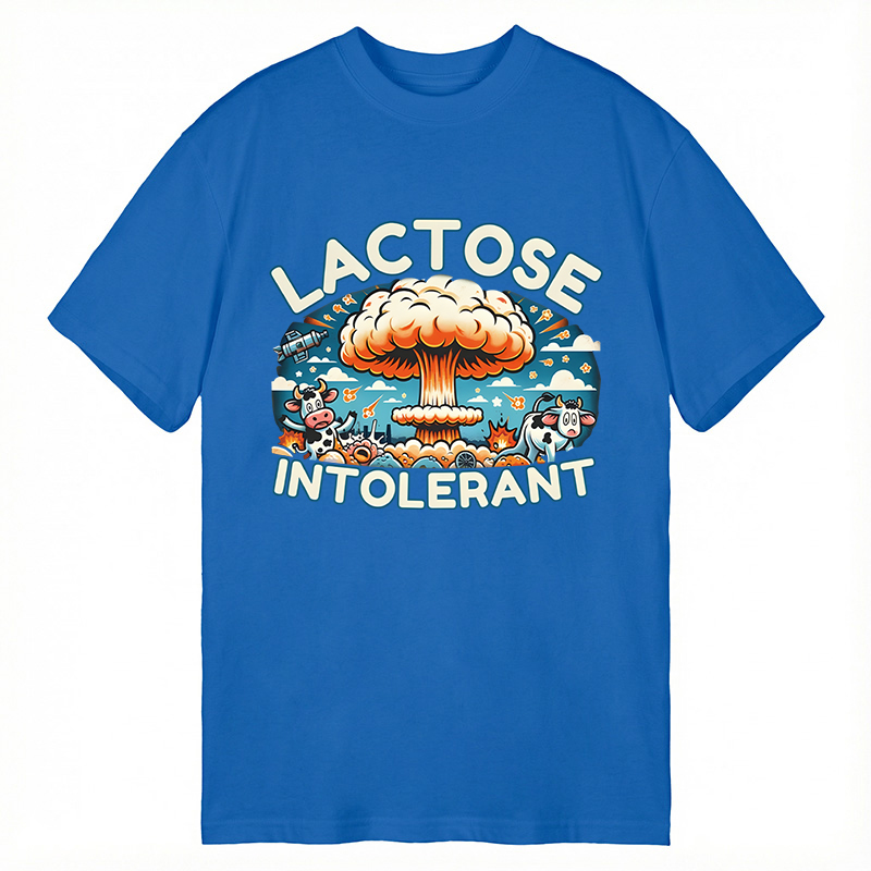 Modecanvas Lactose Intolerant Funny Meme DTG Printing Classic T-Shirt-modecanvas