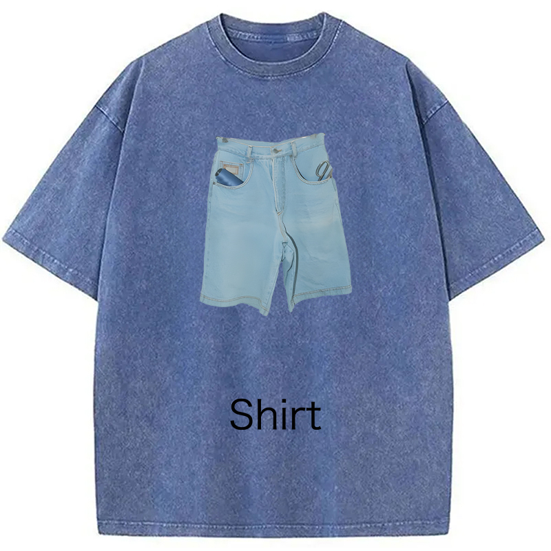 Modecanvas Weirdcore Clothing DTG Printing Washed T-Shirt
