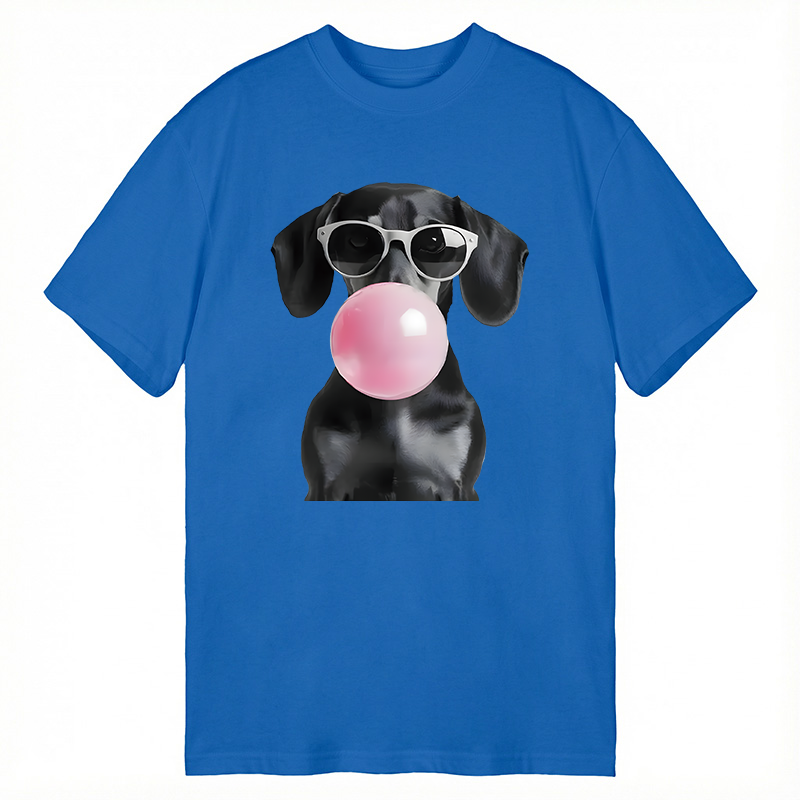 Modecanvas Dachshund Vintage DTG Printing Classic T-Shirt-modecanvas