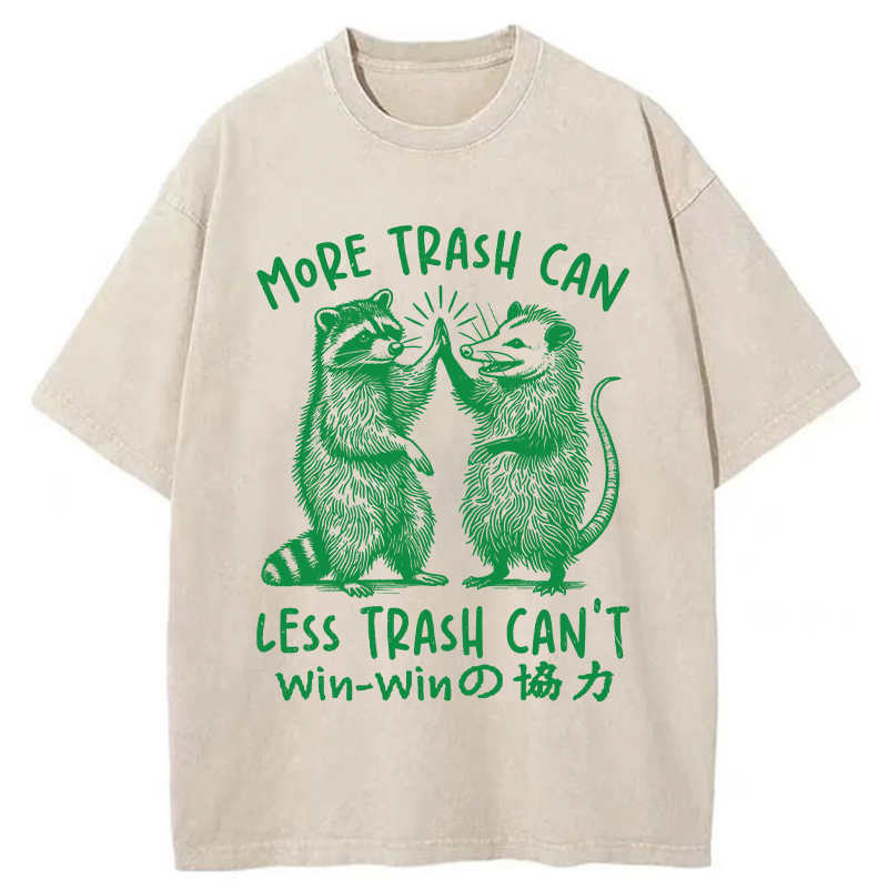 Modecanvas Win-win Cooperation Washed T-Shirt