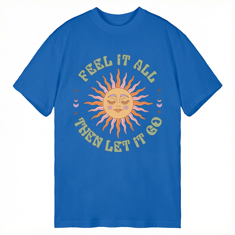 Modecanvas Breathe?and ?Release ?Artistic DTG Printing Classic T-Shirt-modecanvas