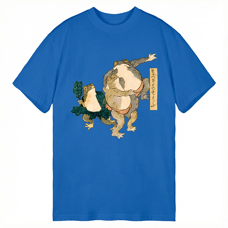 Modecanvas Sumo Frogs Japan DTG Printing Classic T-Shirt-modecanvas