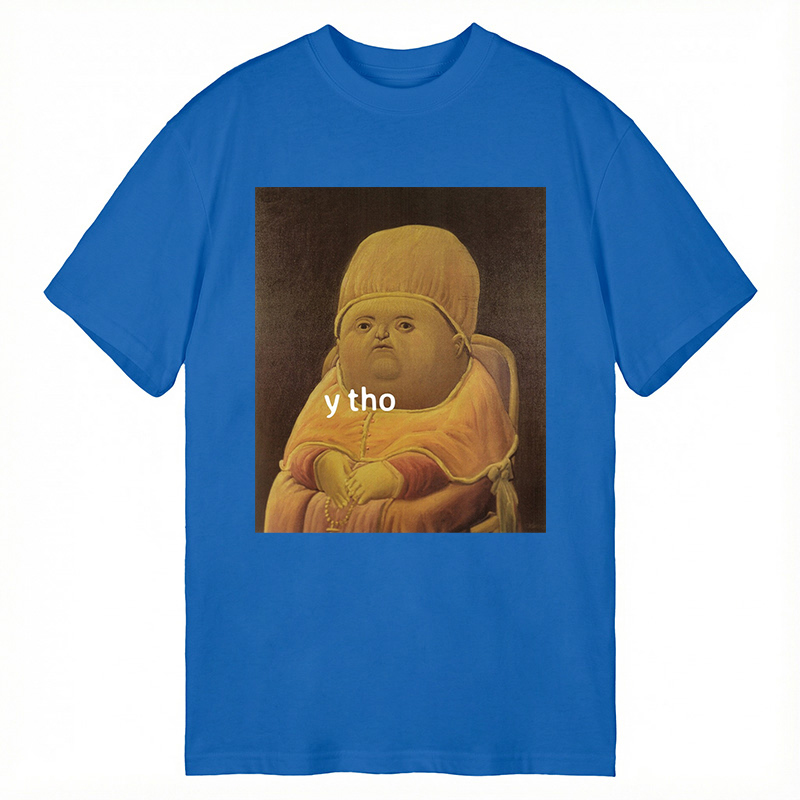 Modecanvas Y Tho Funny Meme DTG Printing Classic T-Shirt-modecanvas