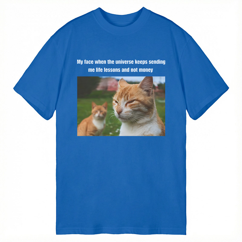 Modecanvas Grumpy Cat Meme DTG Printing Classic T-Shirt-modecanvas