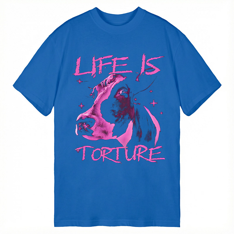 Modecanvas Life is Torture Funny DTG Printing Classic T-Shirt-modecanvas