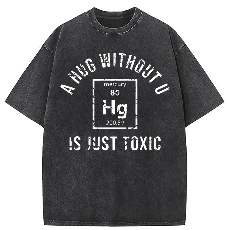 Modecanvas Toxic Chemistry DTG Printing Washed T-Shirt