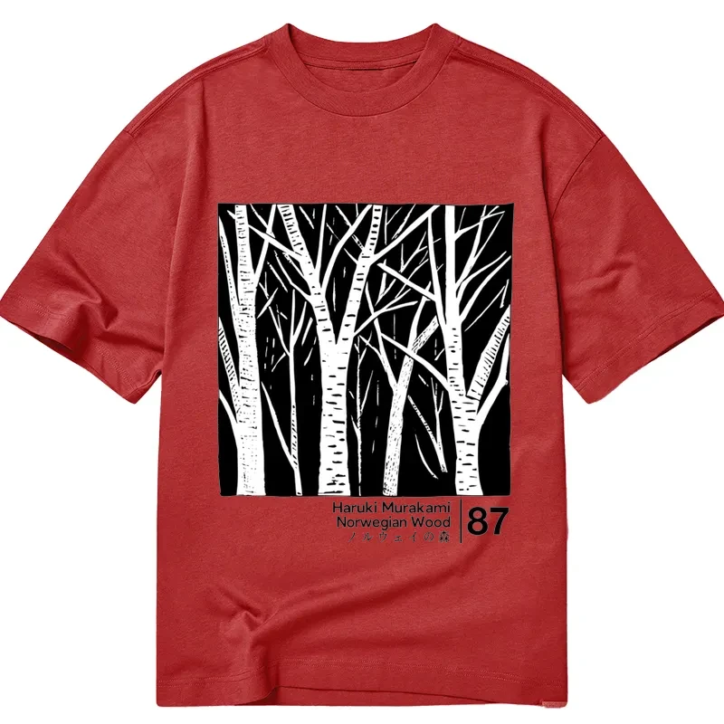 Modecanvas Norwegian Forest Japan DTG Printing Classic T-Shirt-modecanvas