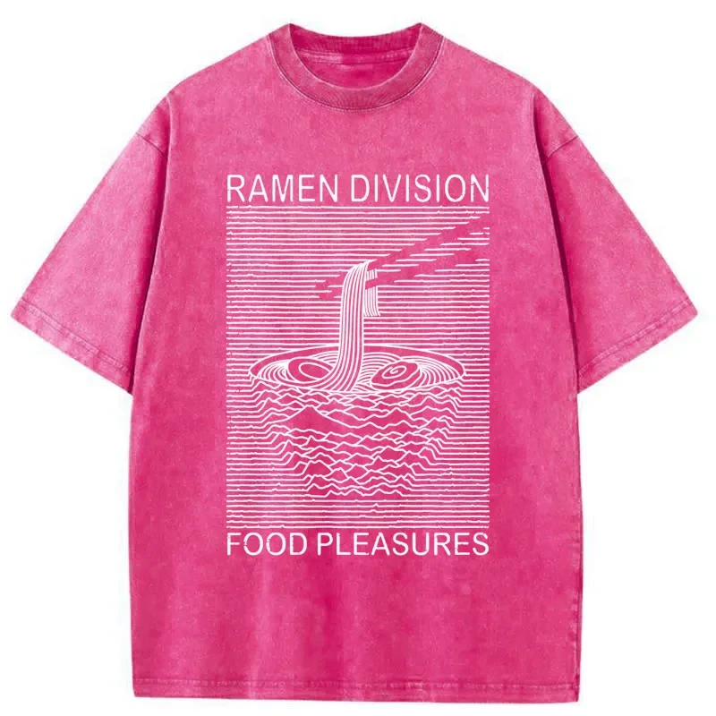 Modecanvas Ramen Division Food Pleasures Washed T-Shirt