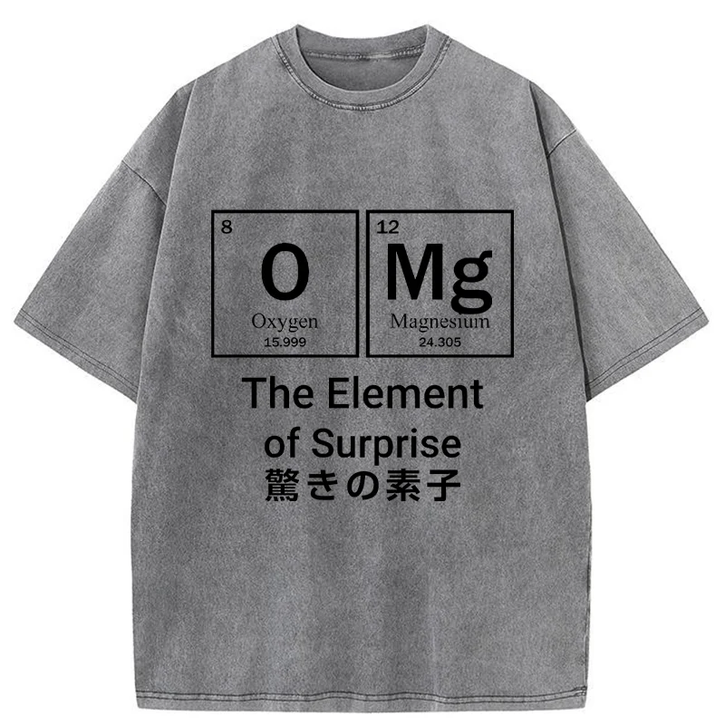 Modecanvas The Element Of Surprise Washed T-Shirt