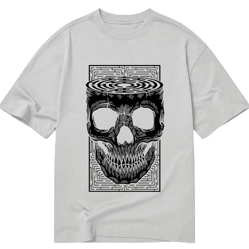 Modecanvas Horror Skull DTG Printing Classic T-Shirt-modecanvas