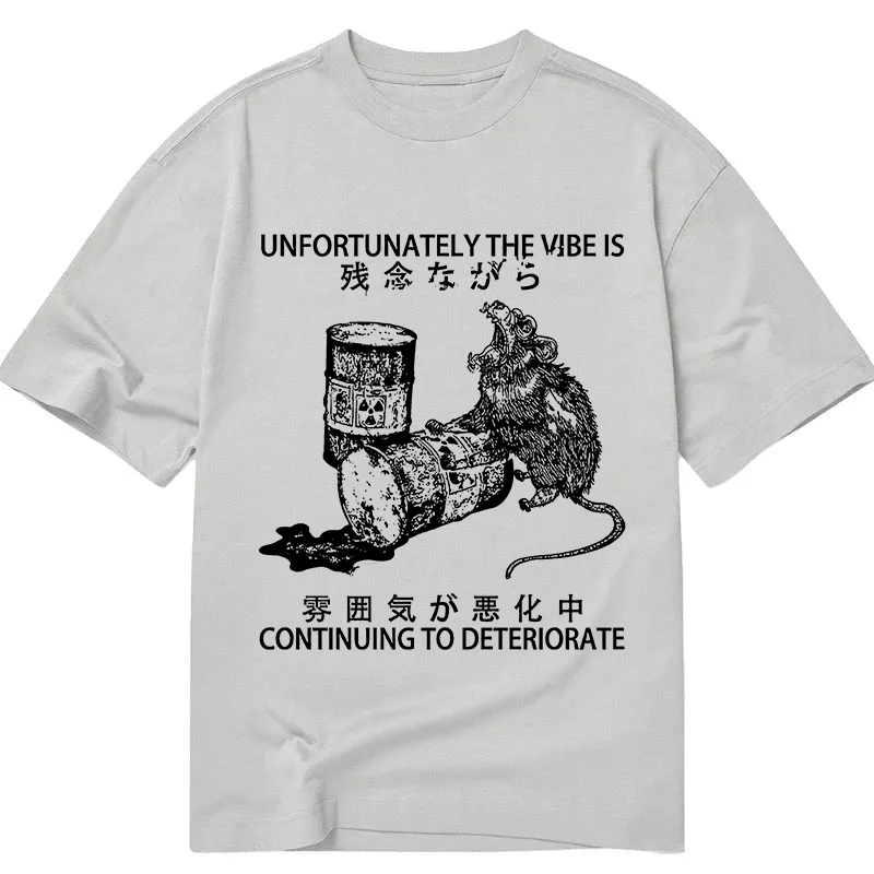 Modecanvas The Vibe Is Continuing To Deteriorate DTG Printing Classic T-Shirt-modecanvas