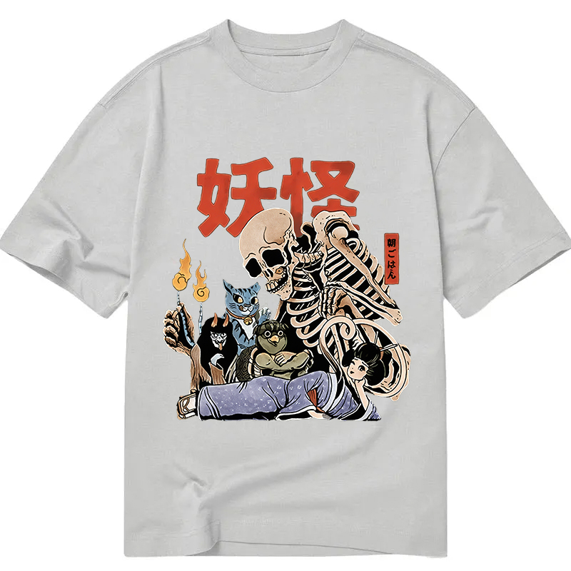 Modecanvas The Yokai Club DTG Printing Classic T-Shirt-modecanvas