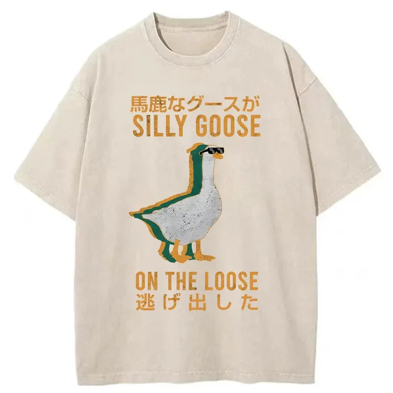 Modecanvas Silly Goose Japanese Washed T-Shirt