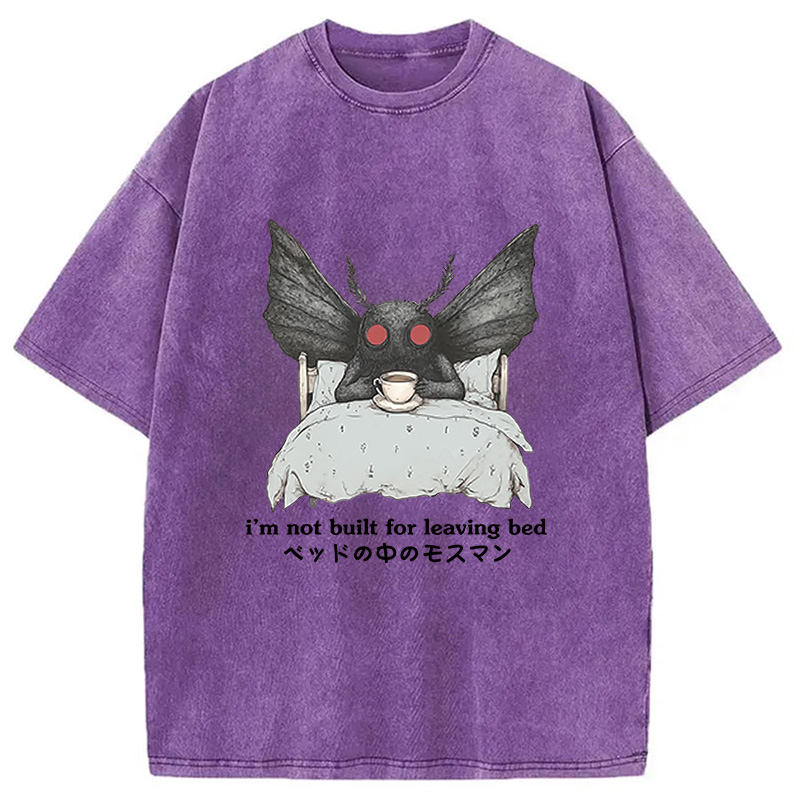 Modecanvas Mothman in Bed Washed T-Shirt