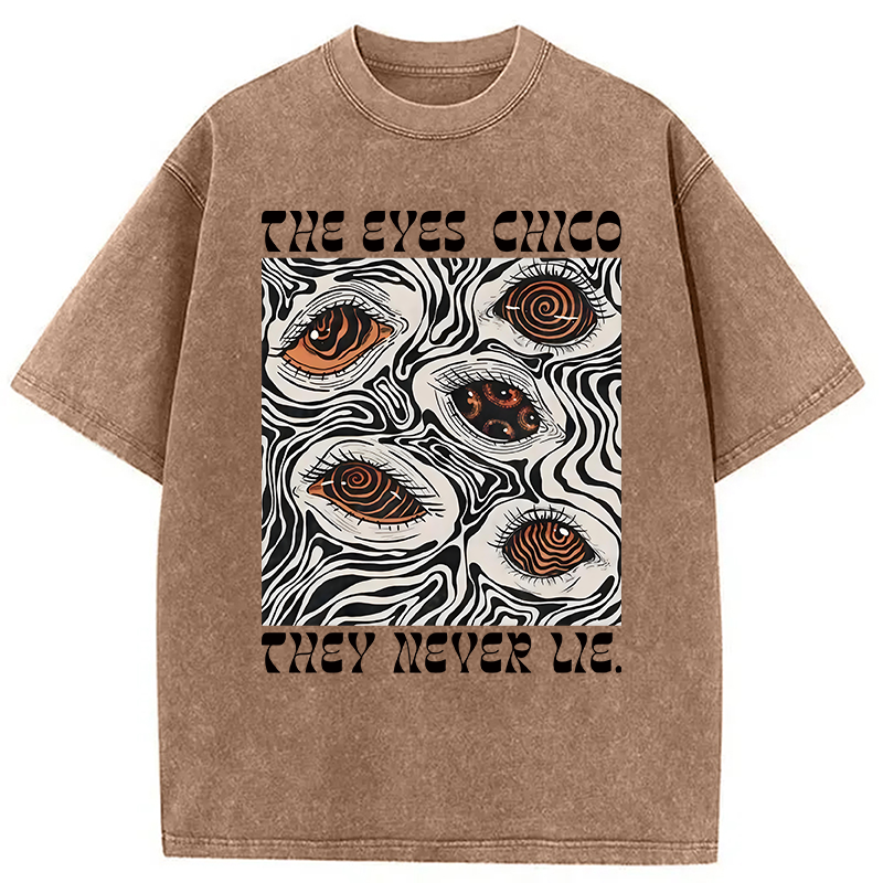 Modecanvas The Eyes Chico Washed T-Shirt