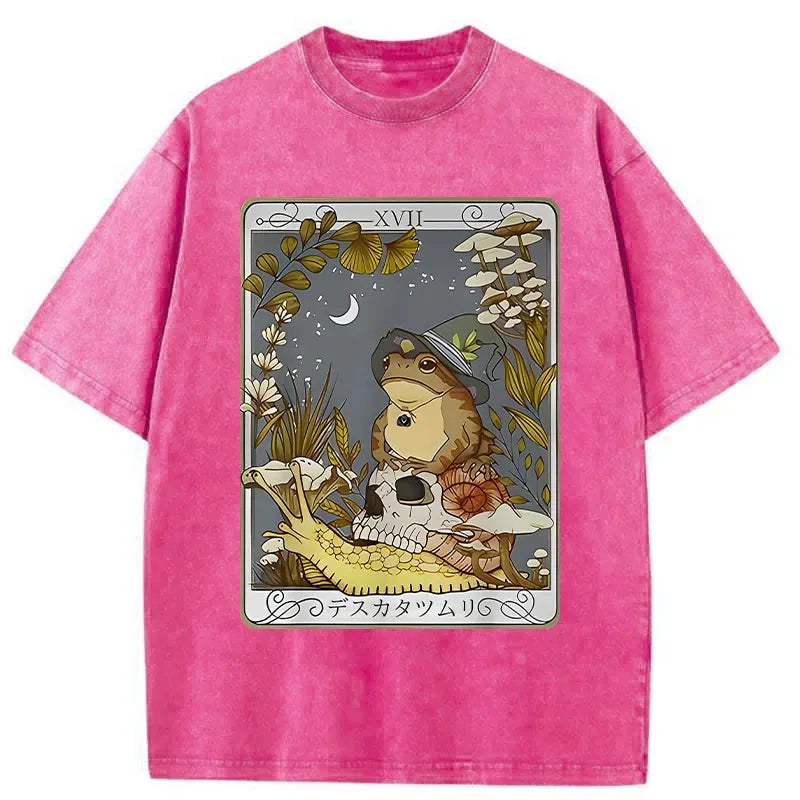 Modecanvas Magic Frog Japanese Washed T-Shirt