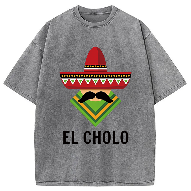 Modecanvas El Cholo DTG Printing Washed T-Shirt
