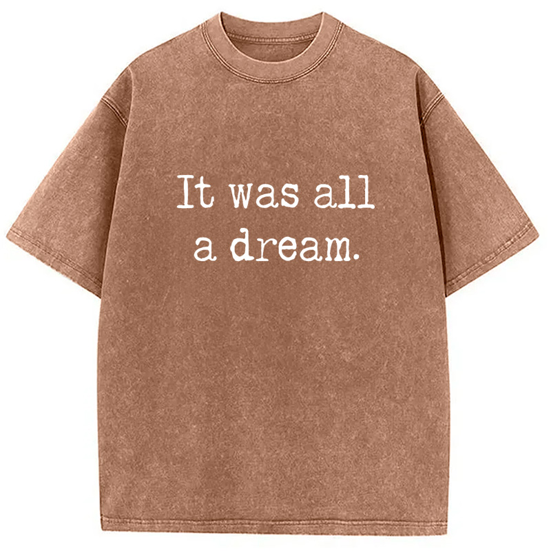 Modecanvas It Was A Dream Washed T-Shirt