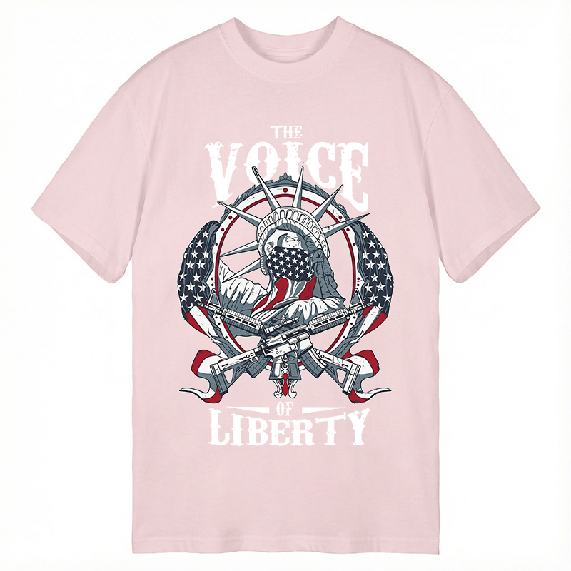Modecanvas The Voice Of Liberty DTG Printing Classic T-Shirt-modecanvas