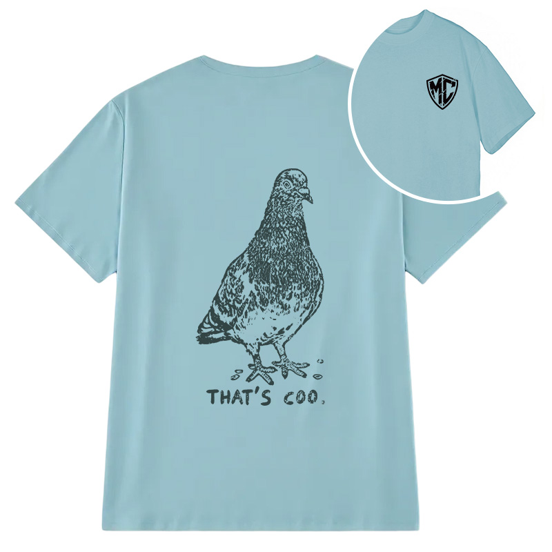 Modecanvas That's Coo Pigeon DTG Printing Back Classic T-Shirt