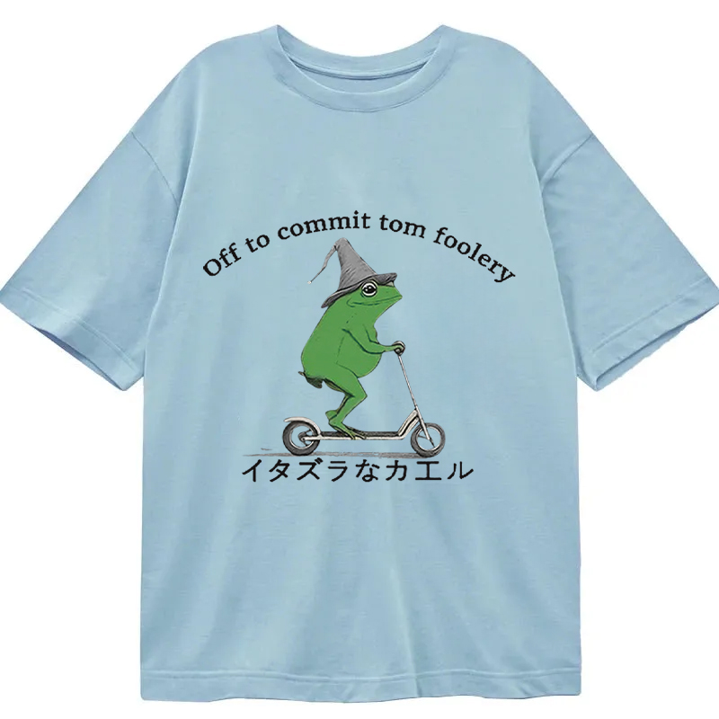 Modecanvas Stupid Frog DTG Printing Classic T-Shirt-modecanvas