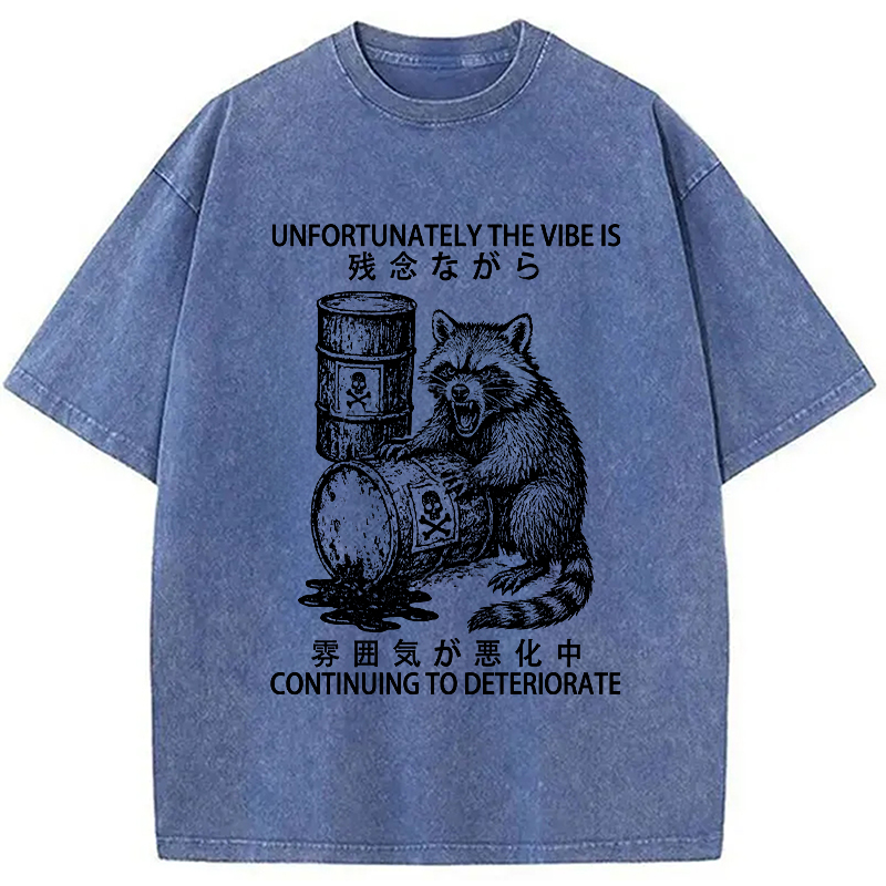 Modecanvas The Vibe Is Continuing To Deteriorate Japan Washed T-Shirt