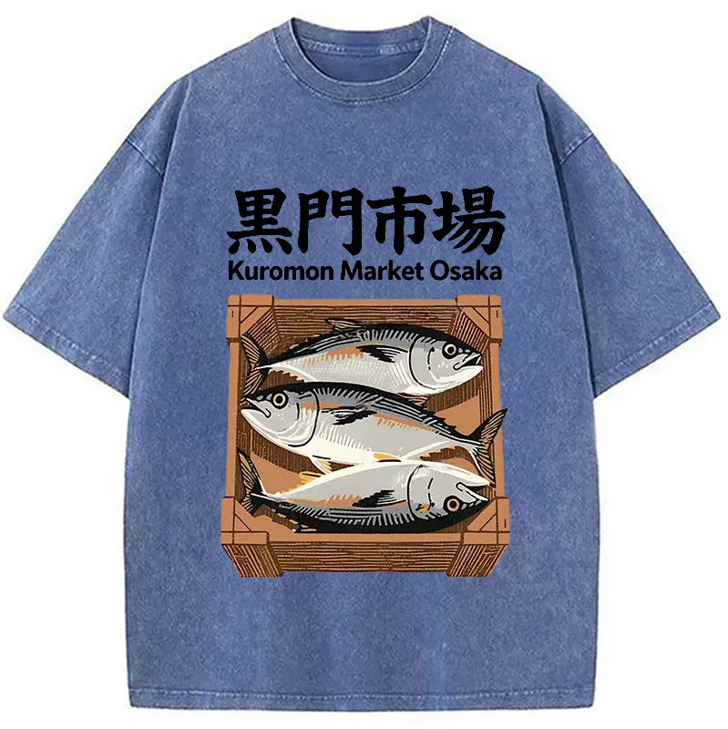 Modecanvas Kuromon Market Washed T-Shirt