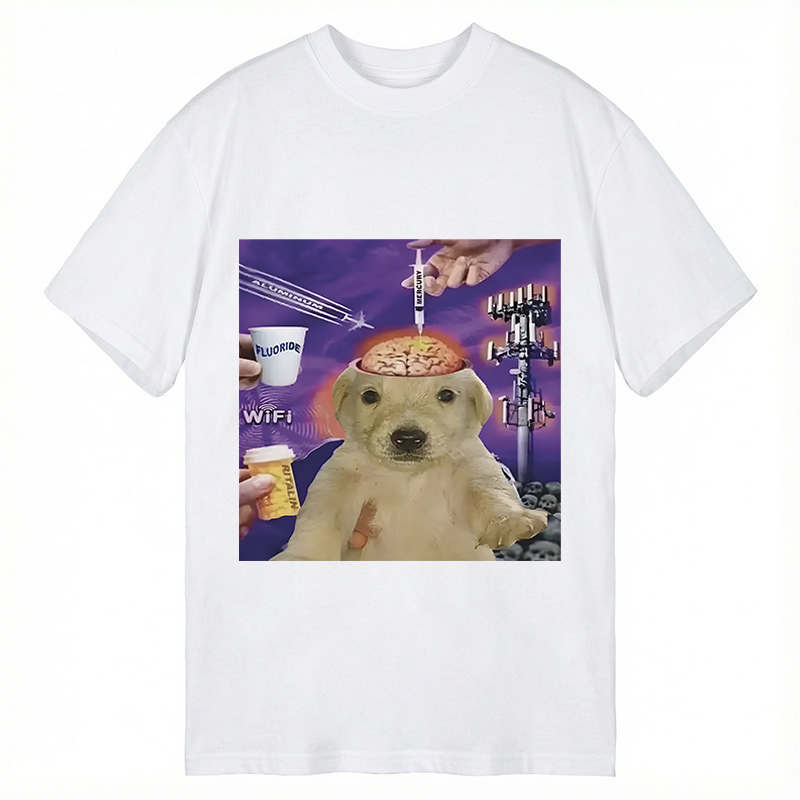 Modecanvas Brainwashed Jotchua Meme DTG Printing Classic T-Shirt-modecanvas