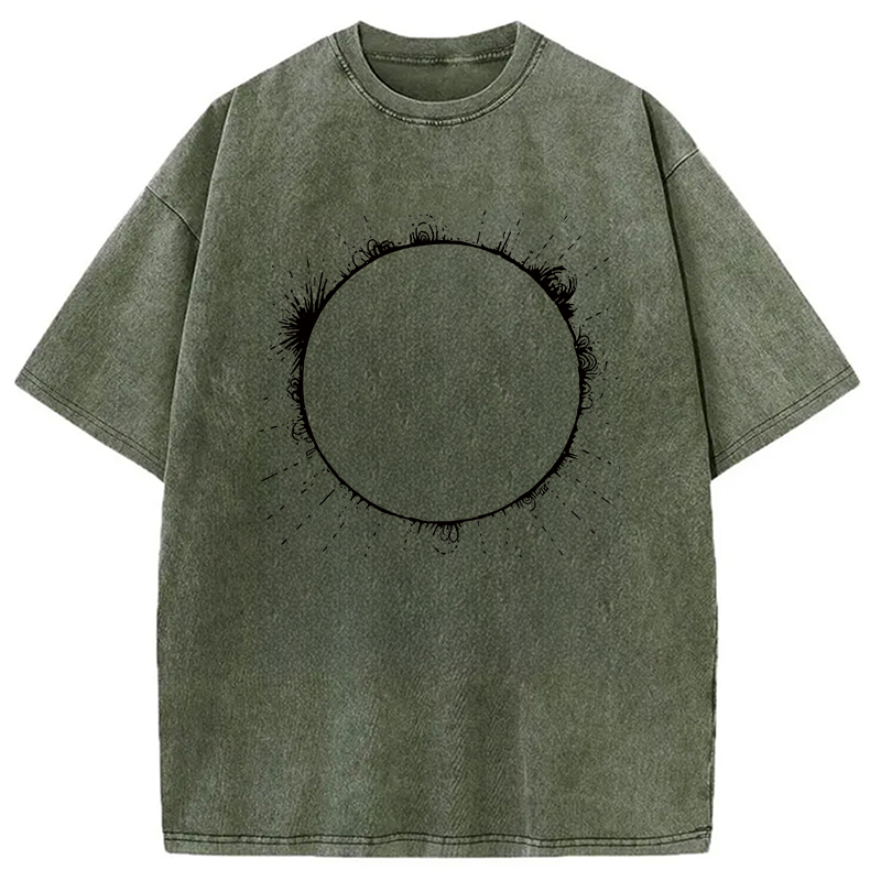 Modecanvas Solar Flare Washed T-Shirt