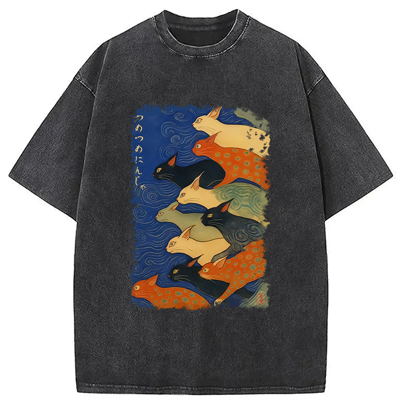 Modecanvas Claw-some Ninja Washed T-Shirt