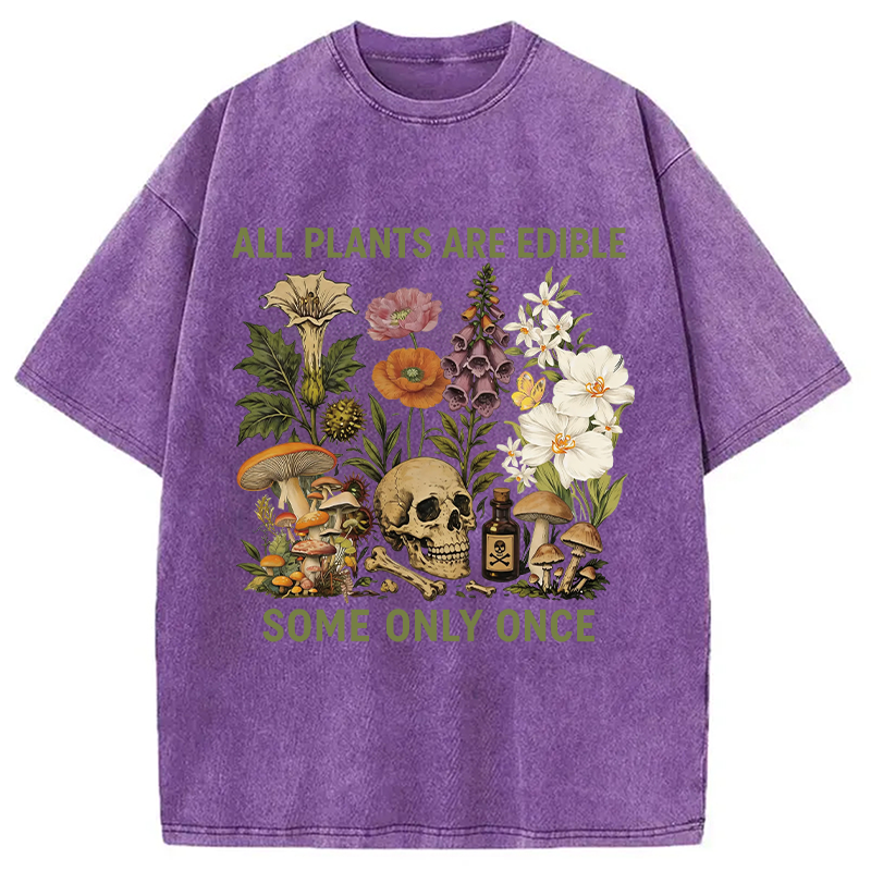 Modecanvas Some Only Once DTG Printing Washed T-Shirt