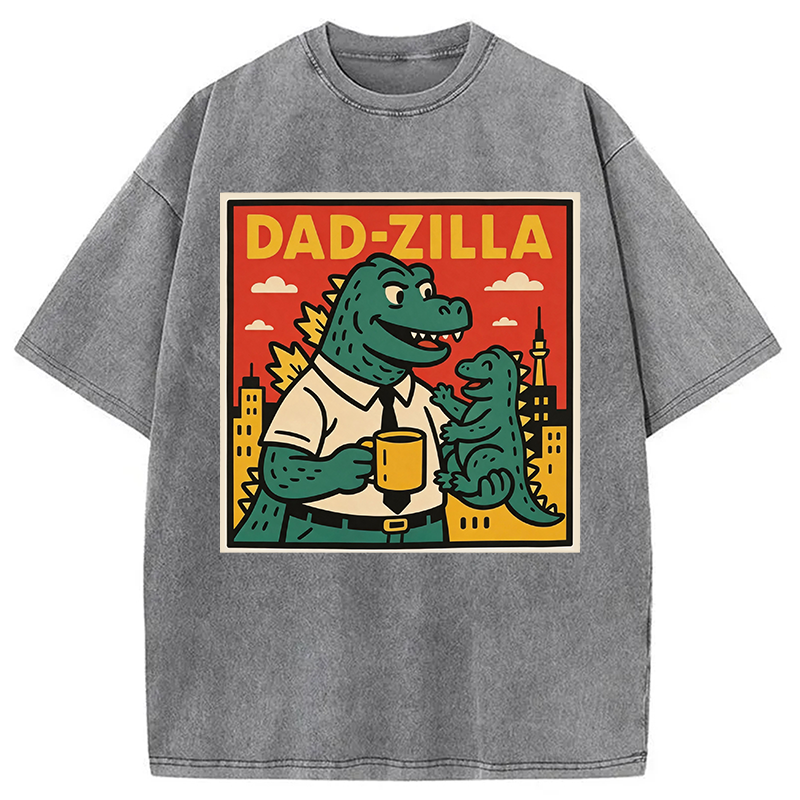 Modecanvas Dadzilla DTG Printing Washed T-Shirt