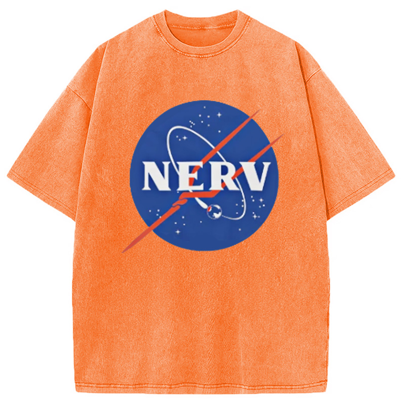 Modecanvas Japanese NERV Washed T-Shirt