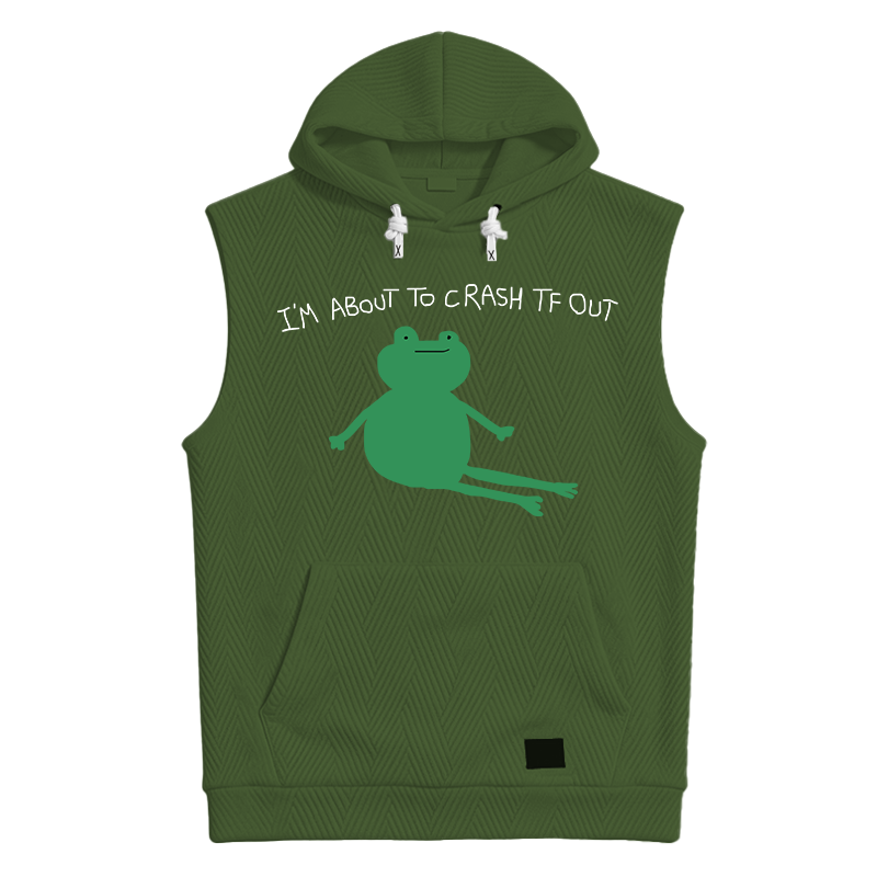 Modecanvas I'm About To Crash Tf Out Hooded Tank