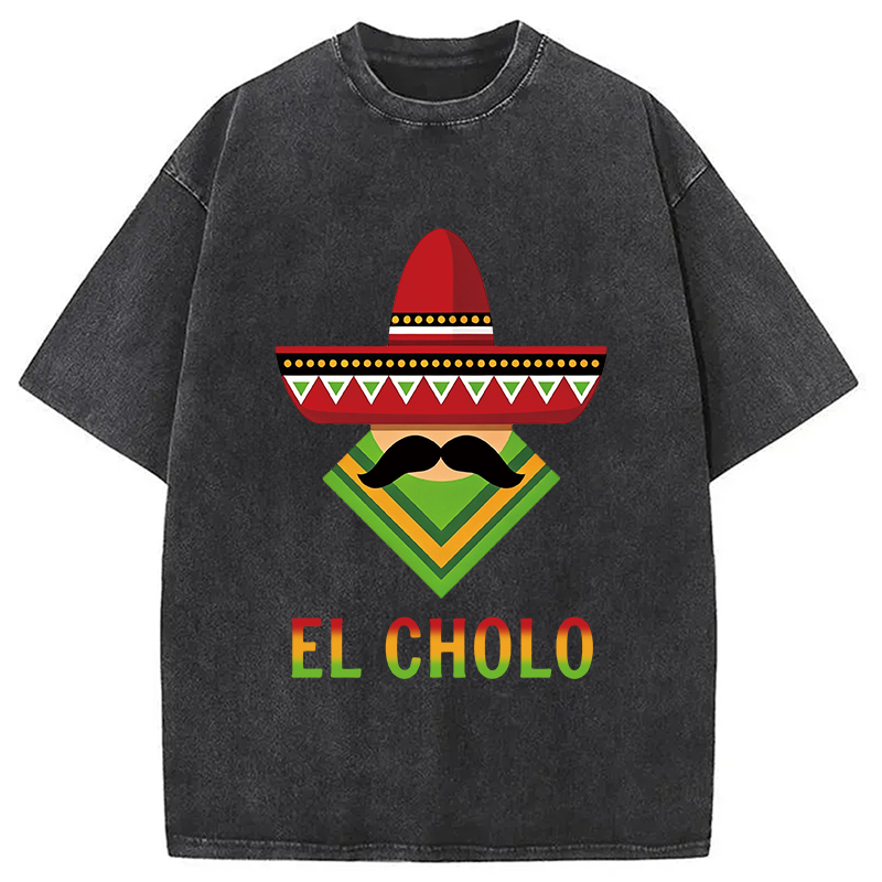 Modecanvas El Cholo DTG Printing Washed T-Shirt