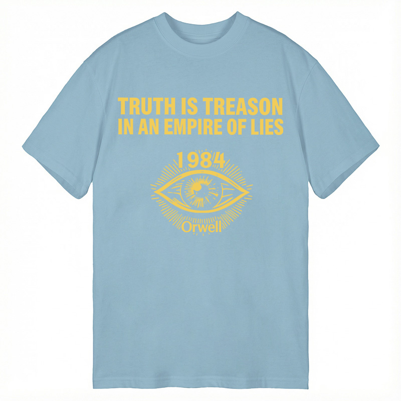 Modecanvas 1984 Orwell DTG Printing Classic T-Shirt-modecanvas
