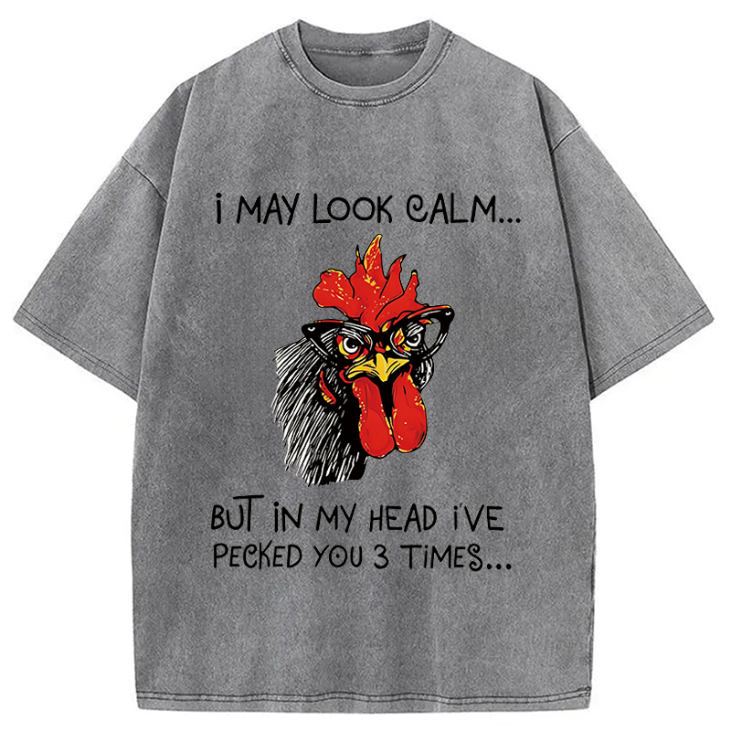 Modecanvas Inner Rebellion DTG Printing Washed T-Shirt-modecanvas