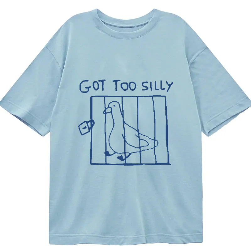Modecanvas Got Too Silly Meme DTG Printing Classic T-Shirt-modecanvas