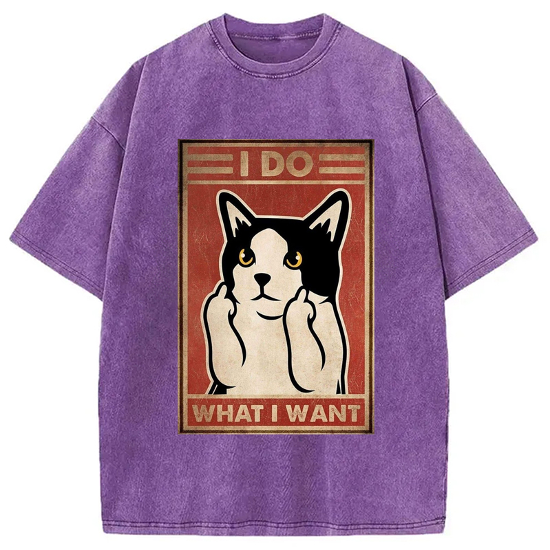 Modecanvas What I What Washed T-Shirt