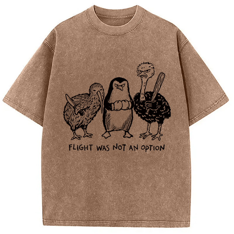 Modecanvas A Tough Decision DTG Printing Washed T-Shirt