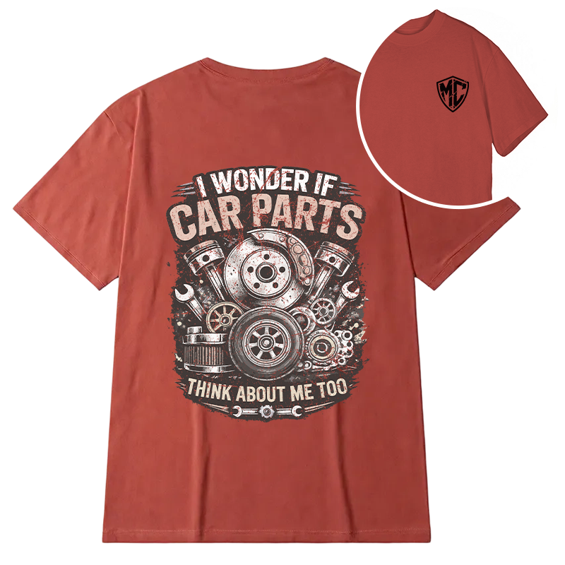 Modecanvas Vintage Car Parts DTG Printing Back Classic T-Shirt