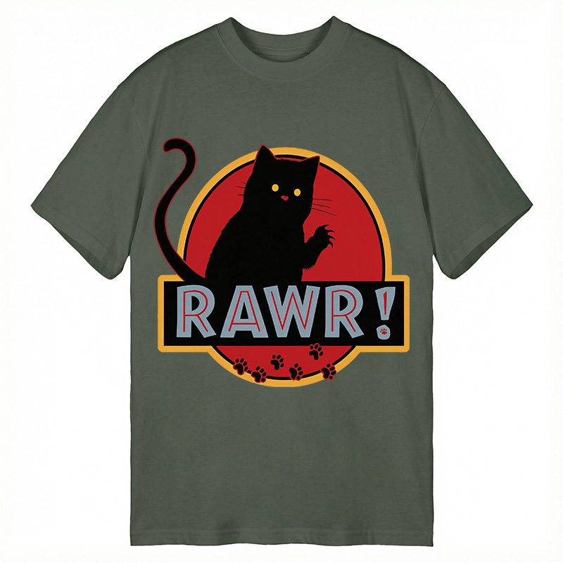 Modecanvas RAWR! DTG Printing Classic T-Shirt-modecanvas