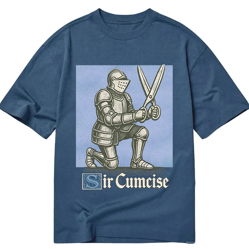 Modecanvas Funny Knight Meme DTG Printing Classic T-Shirt-modecanvas